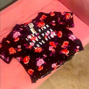 Love Pink Crop Top